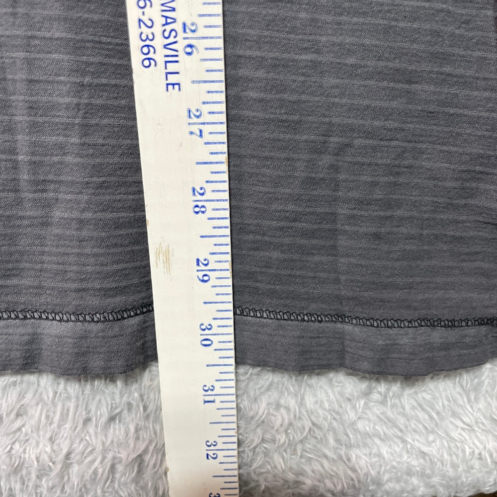 Tommy Bahama Mens XL Gray Slub Cotton Spandex Short Sleeve Polo Shirt - Picture 5 of 9